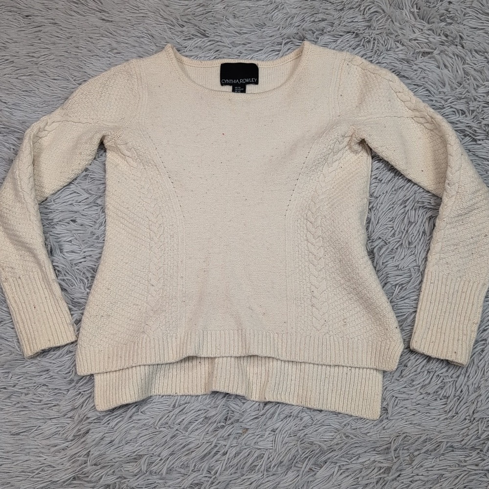 Cynthia Rowley Sweater Womens XS Wool Blend Comfort Casual Preppy